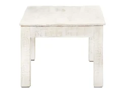 Online Mesa de centro 110x60x45cm madeira de mangueira maciça PT660517 Branco