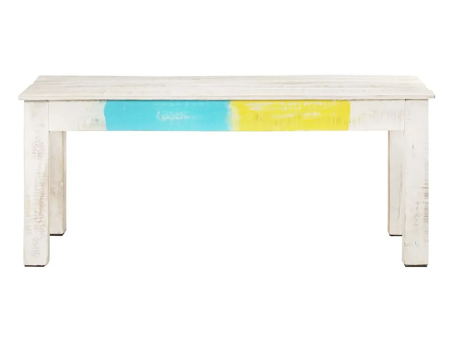 Online Mesa de centro 110x60x45cm madeira de mangueira maciça PT660517 Branco