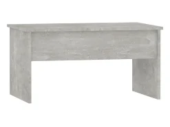 Mesa De Centro* Mesa de centro 80x50,5x41,5cm madeira processada cinza cimento PT404327 Cinzento