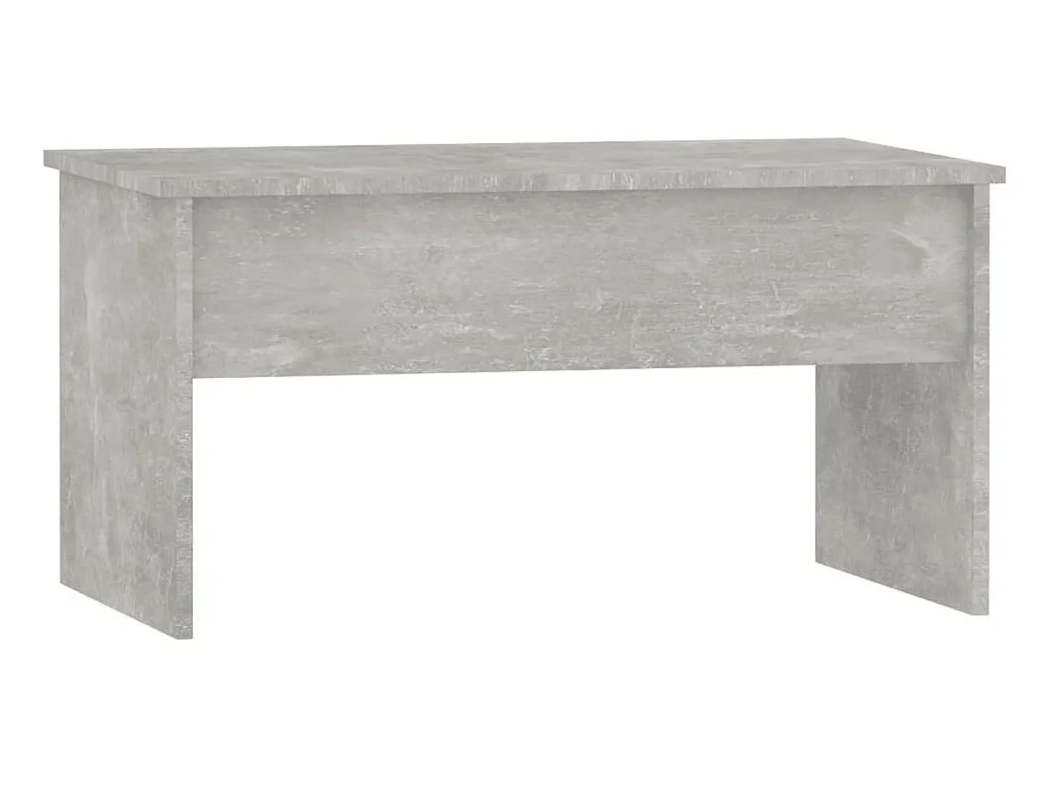 Mesa De Centro* Mesa de centro 80x50,5x41,5cm madeira processada cinza cimento PT404327 Cinzento