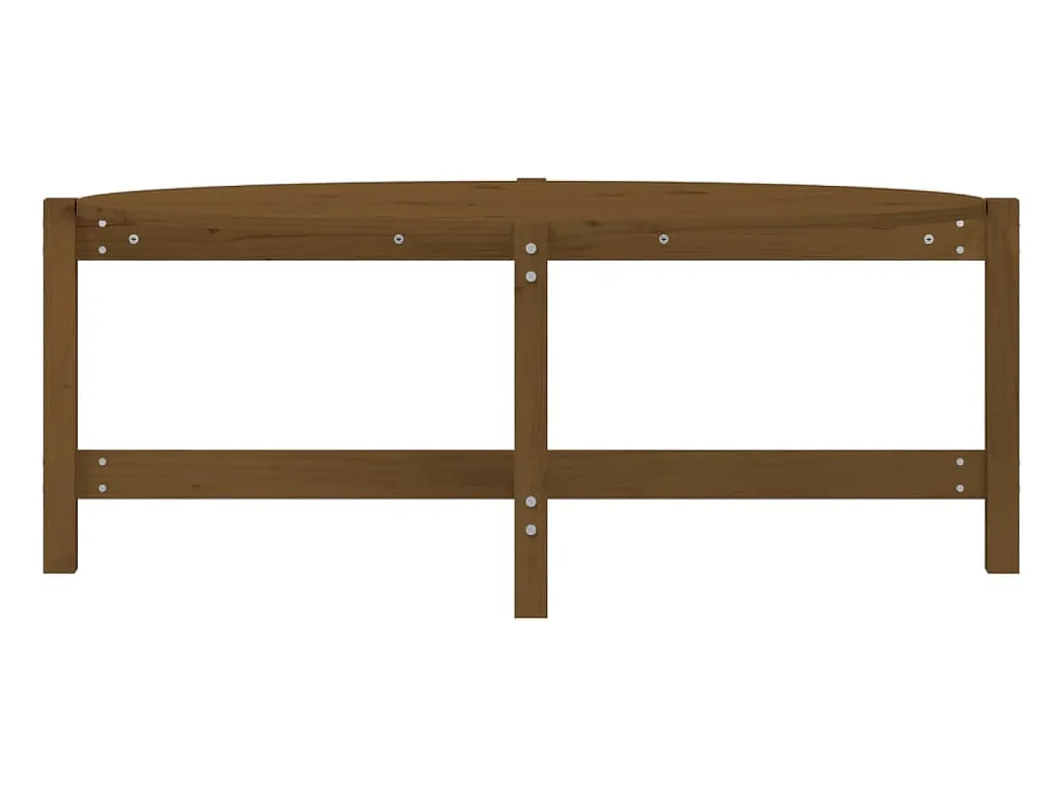 Mesa de centro 118x63x45cm madeira de pinho maciça -mel PT686276^ Mesa De Centro