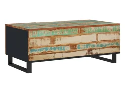 Mesa de centro 100x54x40cm madeira recuperada/derivados madeira PT982705^ Mesa De Centro