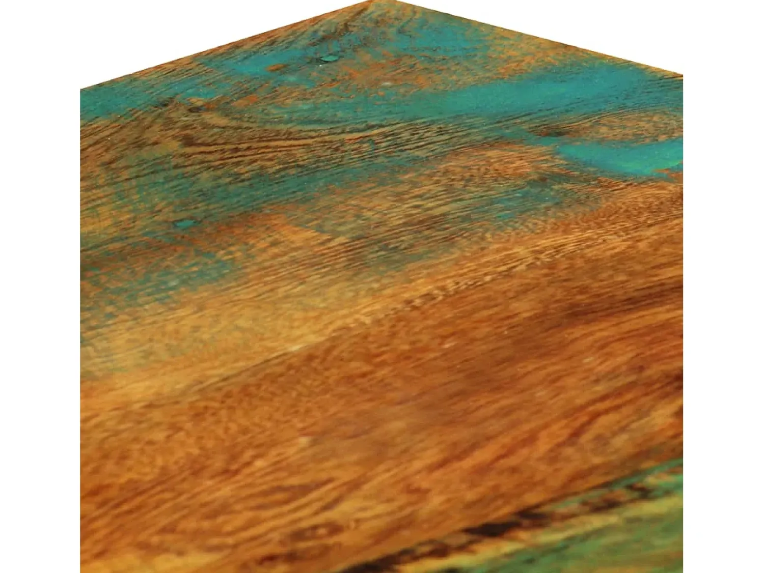 Mesa De Centro| Mesa de centro 100x60x35cm madeira recuperada maciça PT809212 Castanho