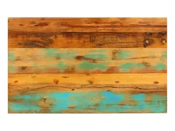 Mesa De Centro| Mesa de centro 100x60x35cm madeira recuperada maciça PT809212 Castanho