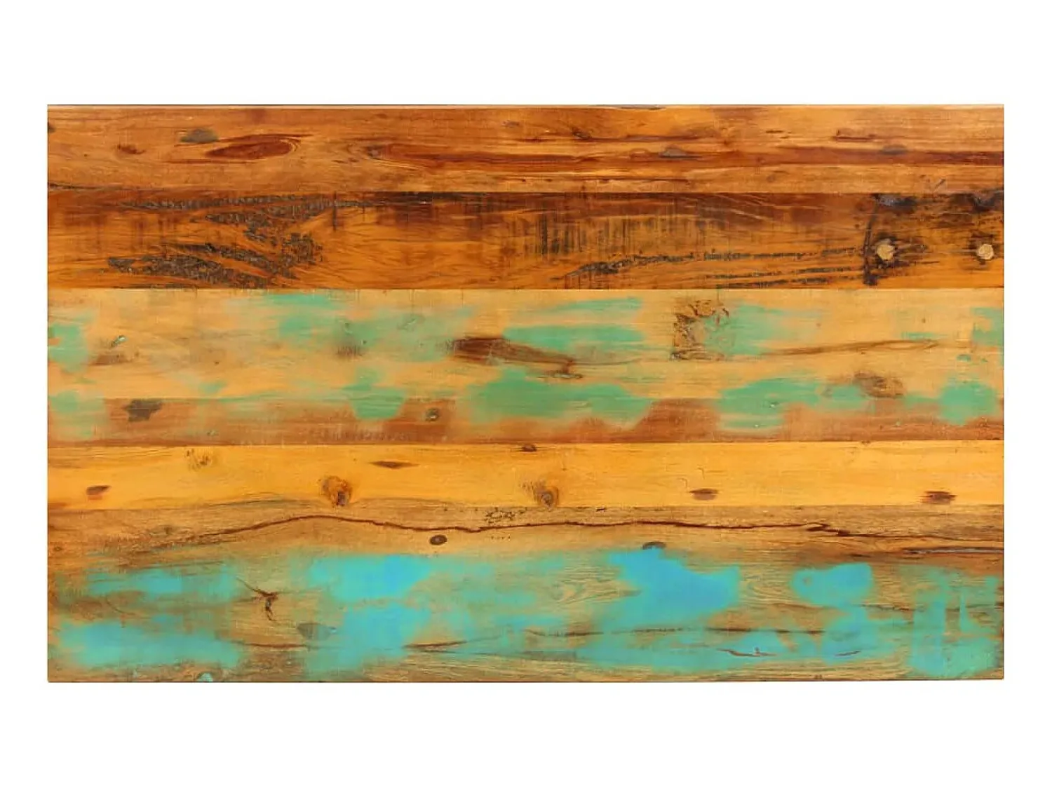 Mesa De Centro| Mesa de centro 100x60x35cm madeira recuperada maciça PT809212 Castanho
