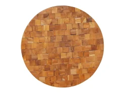Discount Mesa de centro 60x60x35cm madeira de teca maciça PT122490 Castanho