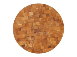 Discount Mesa de centro 60x60x35cm madeira de teca maciça PT122490 Castanho