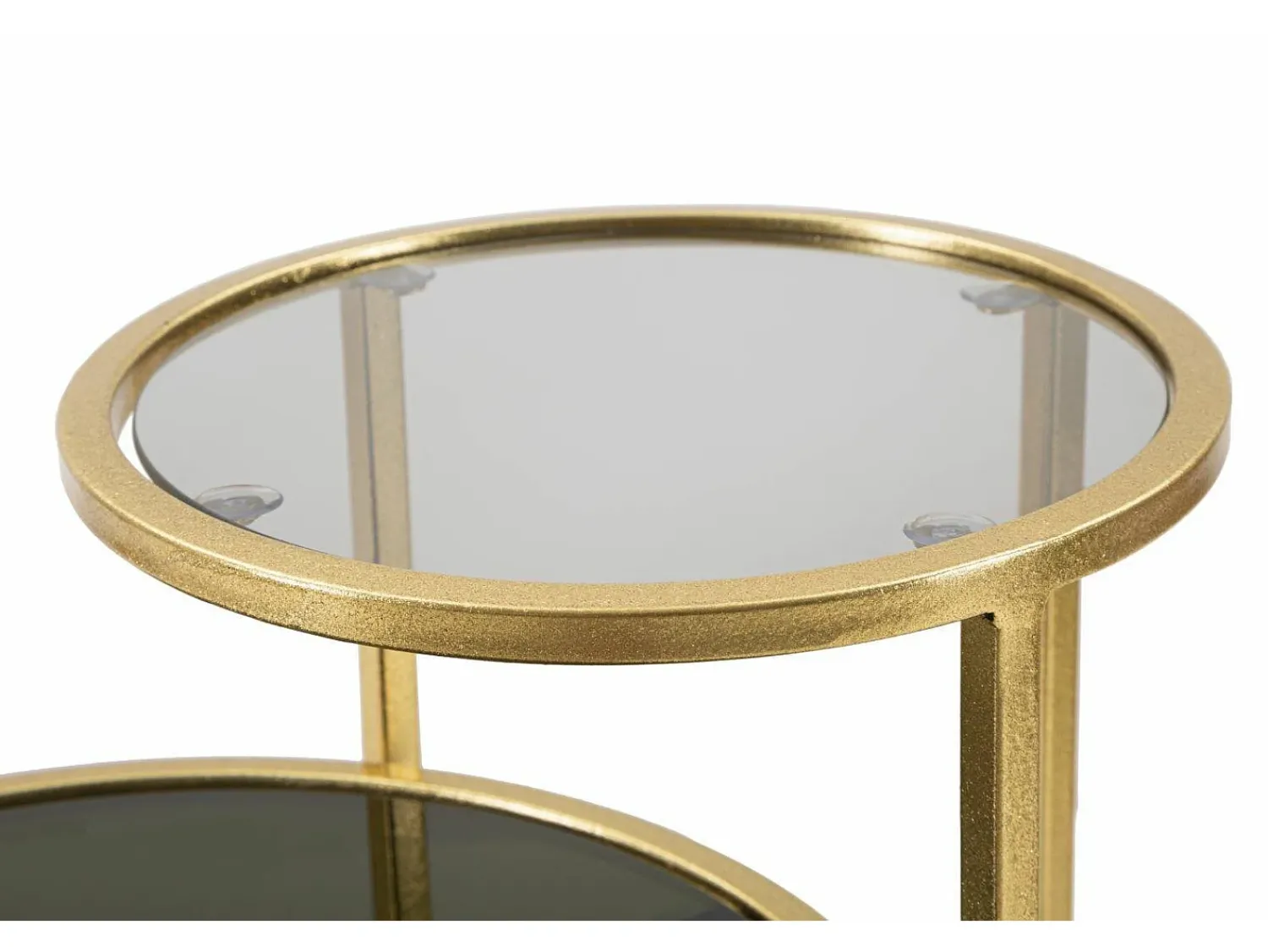 Dmora Mesa de centro Yoko, Mesa de centro baixa, Porta-revistas para sofá, Prateleira de sala, 50x40 h61 cm,^ Mesa De Apoio