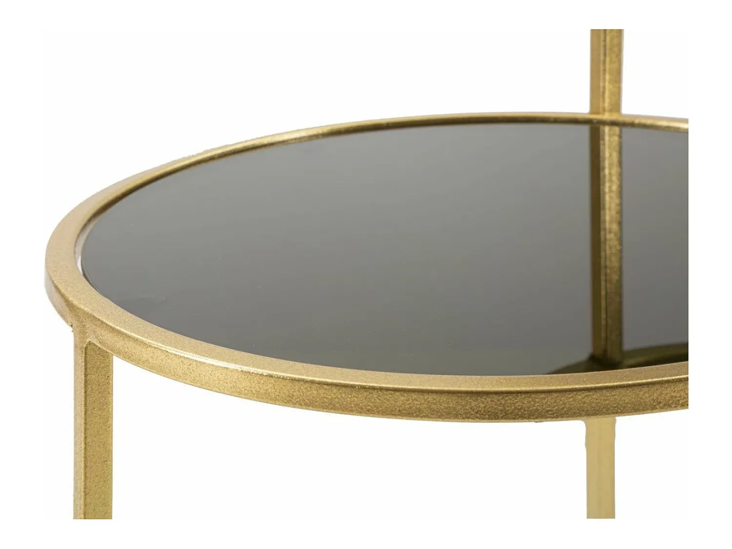Dmora Mesa de centro Yoko, Mesa de centro baixa, Porta-revistas para sofá, Prateleira de sala, 50x40 h61 cm,^ Mesa De Apoio
