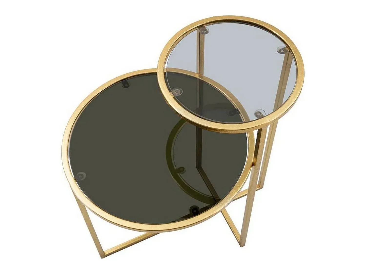 Dmora Mesa de centro Yoko, Mesa de centro baixa, Porta-revistas para sofá, Prateleira de sala, 50x40 h61 cm,^ Mesa De Apoio
