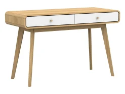 Loft24 Mesa de computador com tampo elevável em MDF roxo^ Consola