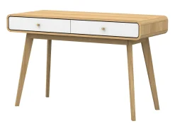 Loft24 Mesa de computador com tampo elevável em MDF roxo^ Consola