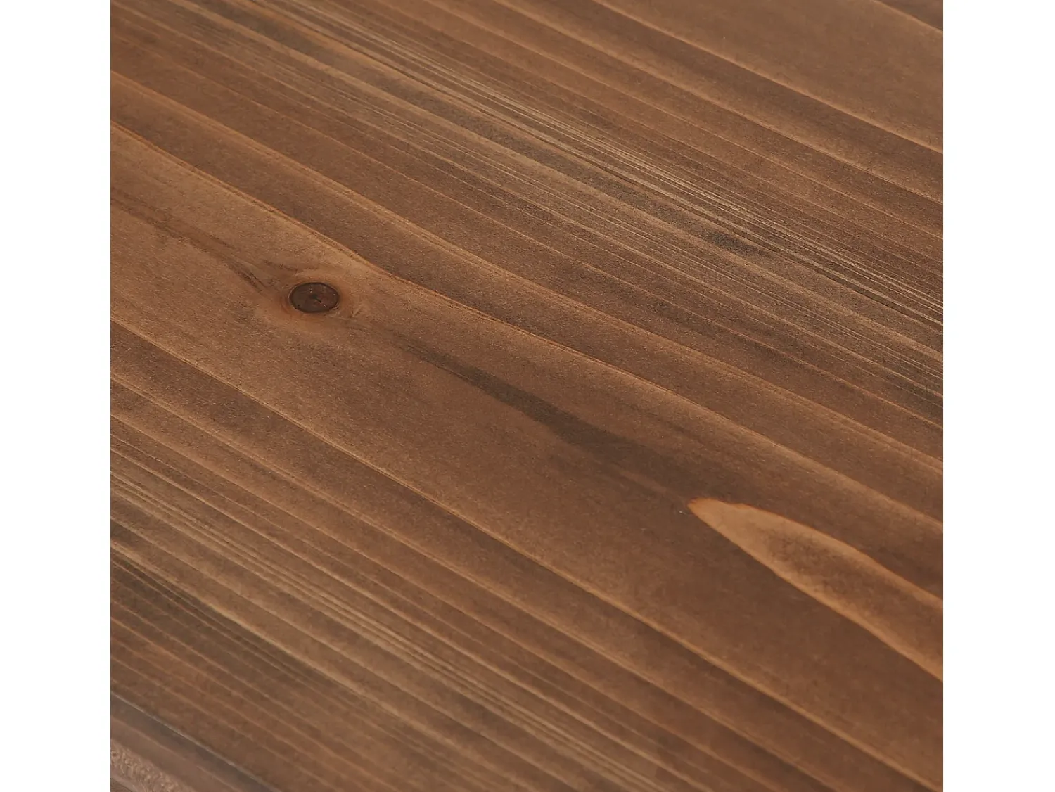 Consola|Tribesigns Mesa de Consola de Madeira Sólida 160cm, Mesa de Entrada no Estilo Rural, Mesa Longa para Sofá Castanho