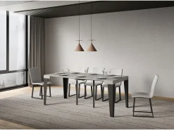 ITAMOBY Mesa de consola extensível 90x40/196 cm Flame Small cashmere^ Consola