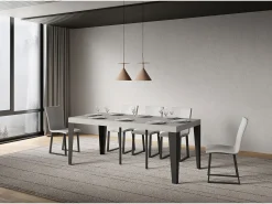 Best ITAMOBY Mesa de consola extensível 90x40/196 cm Flame Small Premium cashmere Cinzento