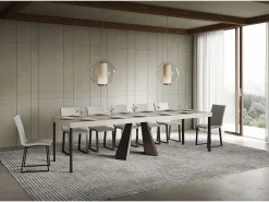 Consola|ITAMOBY Mesa de consola extensível 90x40/300 cm Diamante Premium cashmere Cinzento