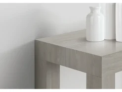 Mesa de consola extensível com efeito pérola em olmo 90×45 cm - 90×300 - VIAREGGIO^ Consola