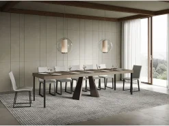 Sale ITAMOBY Mesa de consola extensível 90x40/300 cm Diamante Premium cinza pomba Taupe