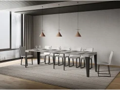 Consola|ITAMOBY Mesa de consola extensível 90x40/300 cm Flame cashmere Cinzento