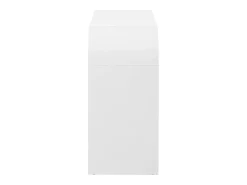 Discount Merax Mesa de consola moderna para hall de entrada - 120 x 35,5 x 76,5 cm - com 2 gavetas + prateleira - MDF - branca Branco