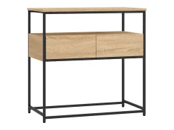 vidaxl Mesa de console Carvalho Sonoma 75x40x75 cm Madeira projetada^ Consola