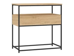 vidaxl Mesa de console Carvalho Sonoma 75x40x75 cm Madeira projetada^ Consola