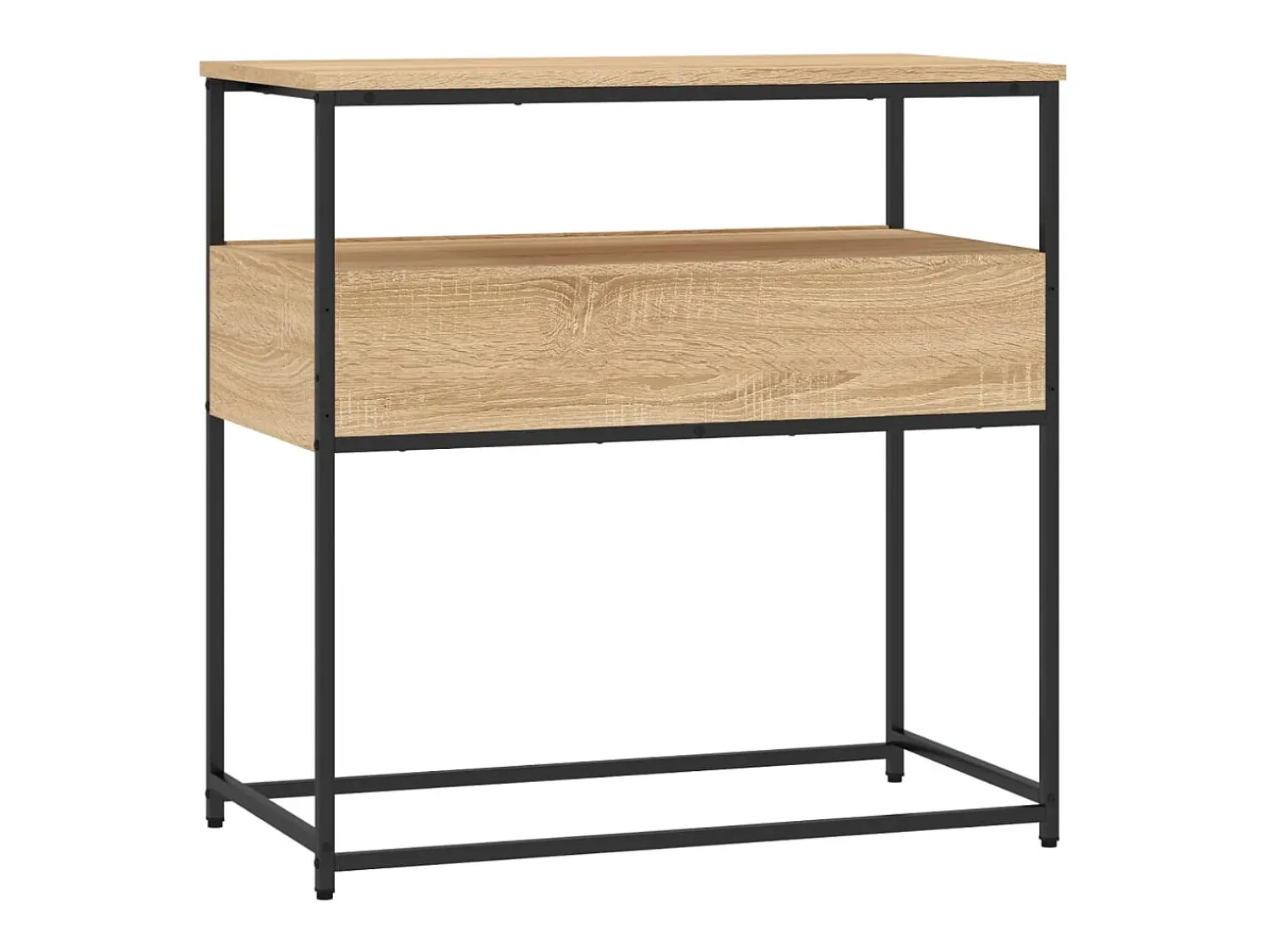 vidaxl Mesa de console Carvalho Sonoma 75x40x75 cm Madeira projetada^ Consola