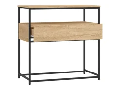 vidaxl Mesa de console Carvalho Sonoma 75x40x75 cm Madeira projetada^ Consola
