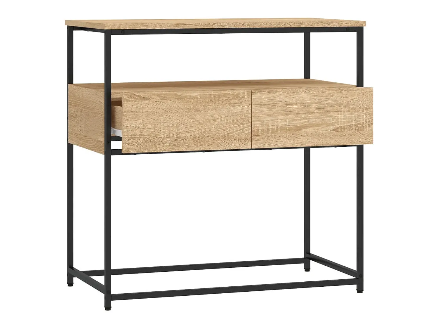 vidaxl Mesa de console Carvalho Sonoma 75x40x75 cm Madeira projetada^ Consola