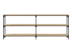 Consola|vidaxl Mesa de console Carvalho Sonoma 200x29x75 cm Madeira projetada Natural claro