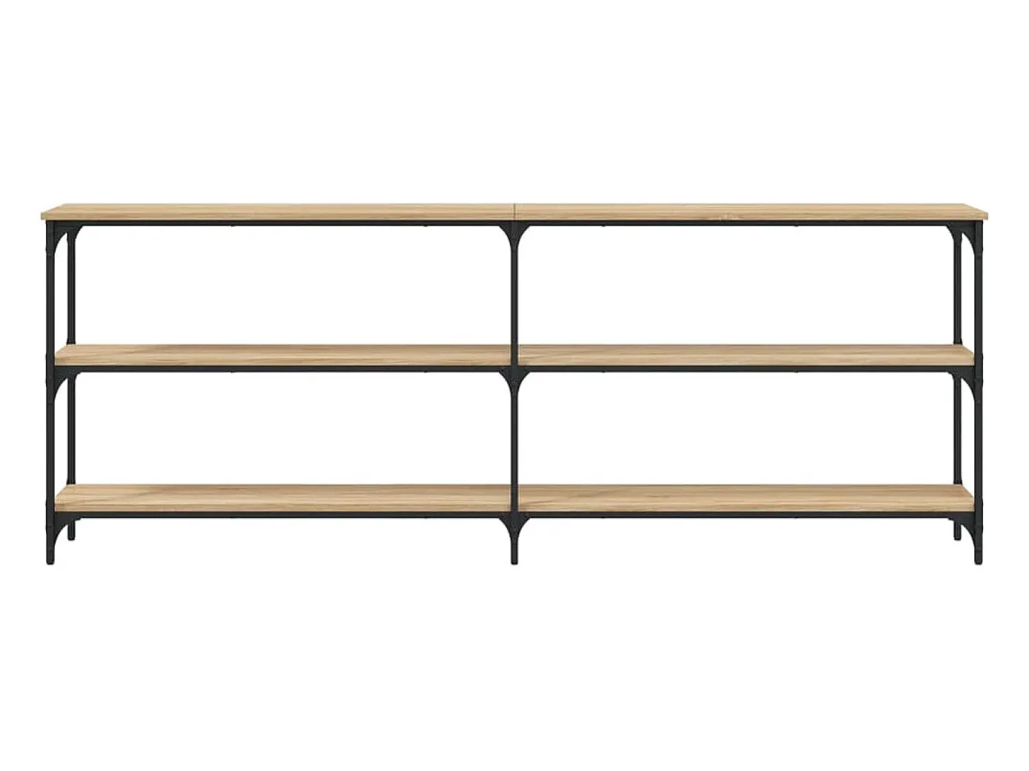 Consola|vidaxl Mesa de console Carvalho Sonoma 200x29x75 cm Madeira projetada Natural claro