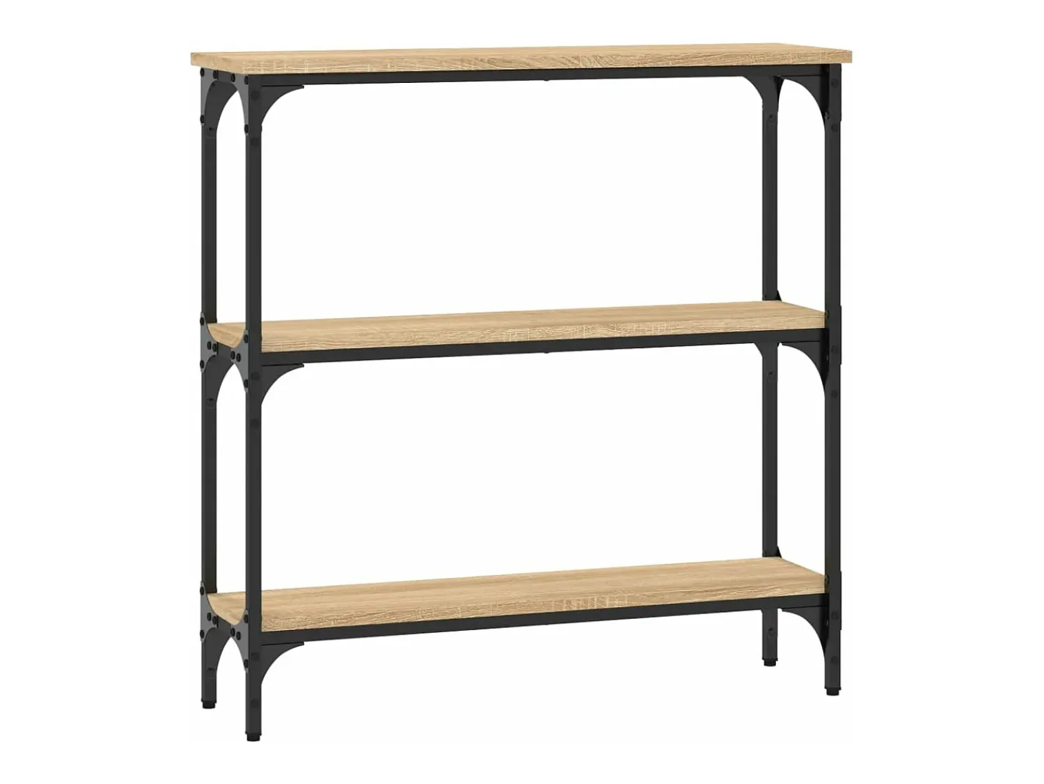 Sale vidaxl Mesa de console Carvalho Sonoma 75x22,5x75 cm Madeira projetada Natural claro