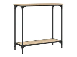 vidaxl Mesa de console Carvalho Sonoma 75x30,5x75 cm Madeira projetada^ Consola