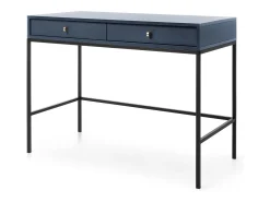Consola| Mesa de console com 2 gavetas, 104x77 cm Azul