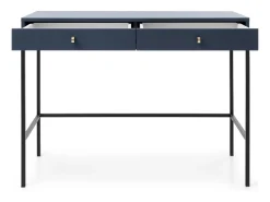Consola| Mesa de console com 2 gavetas, 104x77 cm Azul