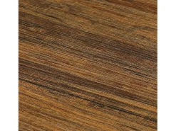 Consola*Tribesigns Mesa de Console com Armazenamento, Mesa de Entrada Rural de 3 Andares com Base em Forma de U, 160cm Castanho