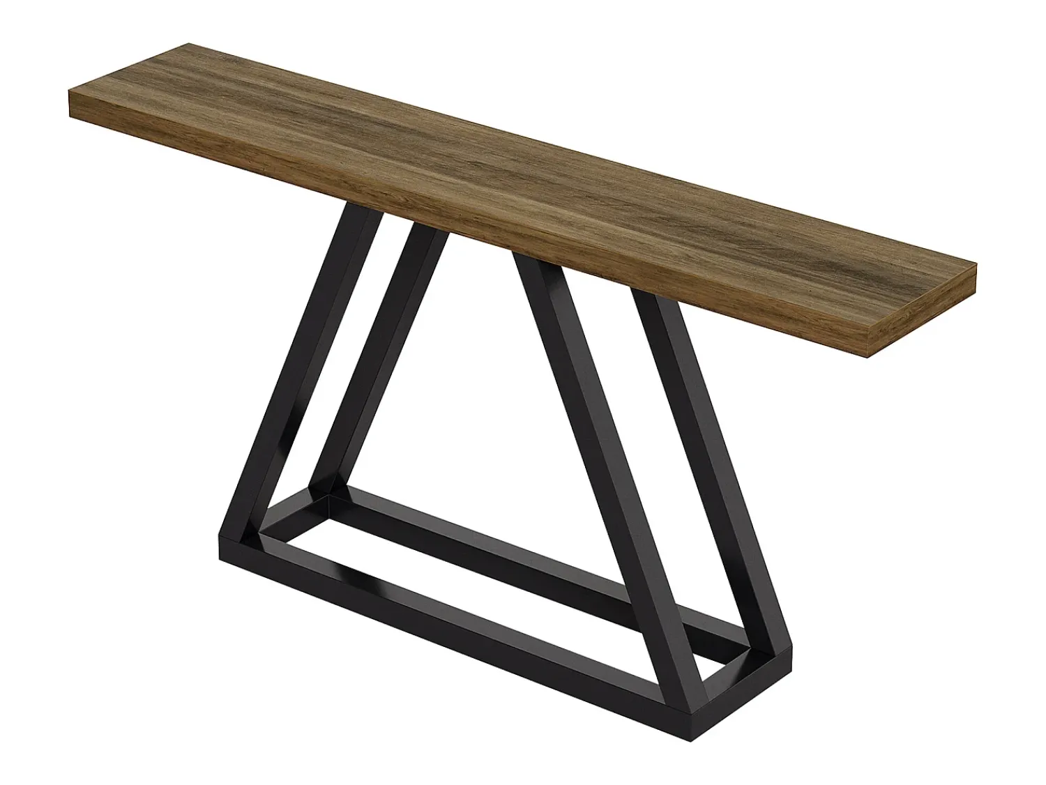 Tribesigns Mesa de console estreita de 160 cm – ideal como mesa de sofá atrás do sofá, design moderno para áreas de entrada^ Consola