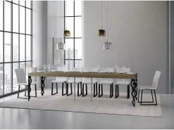 Sale ITAMOBY Mesa de console extensível Karamay Premium cinza pomba 90x40/300 cm Taupe