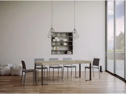 Sale ITAMOBY Mesa de console extensível 90x40/300 cm Tecno Premium cashmere Cinzento