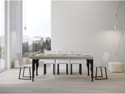 Sale ITAMOBY Mesa de Console Extensível Paxon Small Premium Cashmere 90x40/196 cm Cinzento