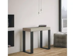 ITAMOBY Mesa de console extensível 90x40/196 cm Tecno Small Premium cashmere^ Consola