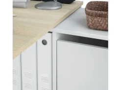 Consola|duehome Mesa de escritorio Move Natural claro