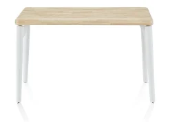 duehome Mesa de estudo Padma Natural claro / Branco