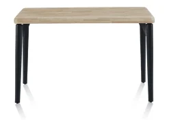 Sale duehome Mesa de estudo Padma Preto / Natural claro