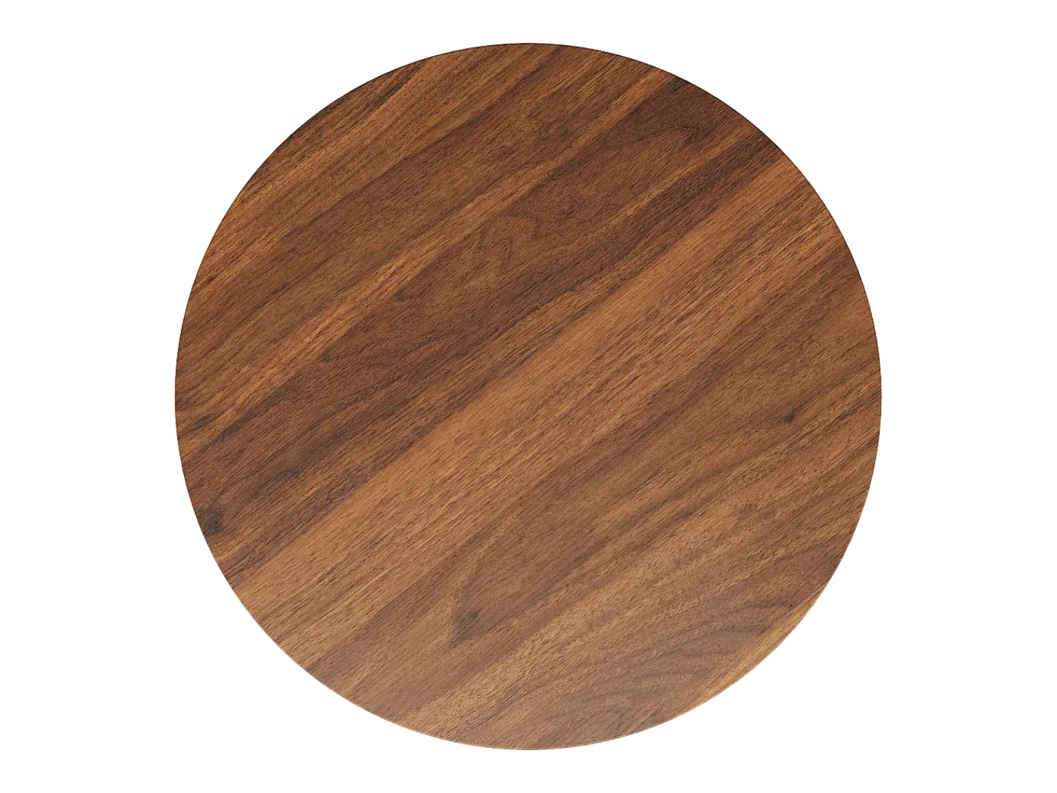 Mesa De Centro* Mesa de jantar redonda 80 × 80 × 75 cm, mesa de cozinha, mesa de centro para 4 pessoas, madeira Natural escuro