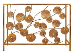 Consola* Mesa de metal para hall de entrada. Dourado