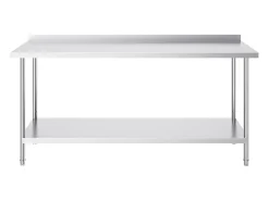 Mesa de Trabalho Cozinha SucceBuy, 61 x 182,9 cm, Mesa de Preparação de Alimentos, para a Preparação na Cozinha, no Restaurante e no Ateliê^ Móvel De Arrumação