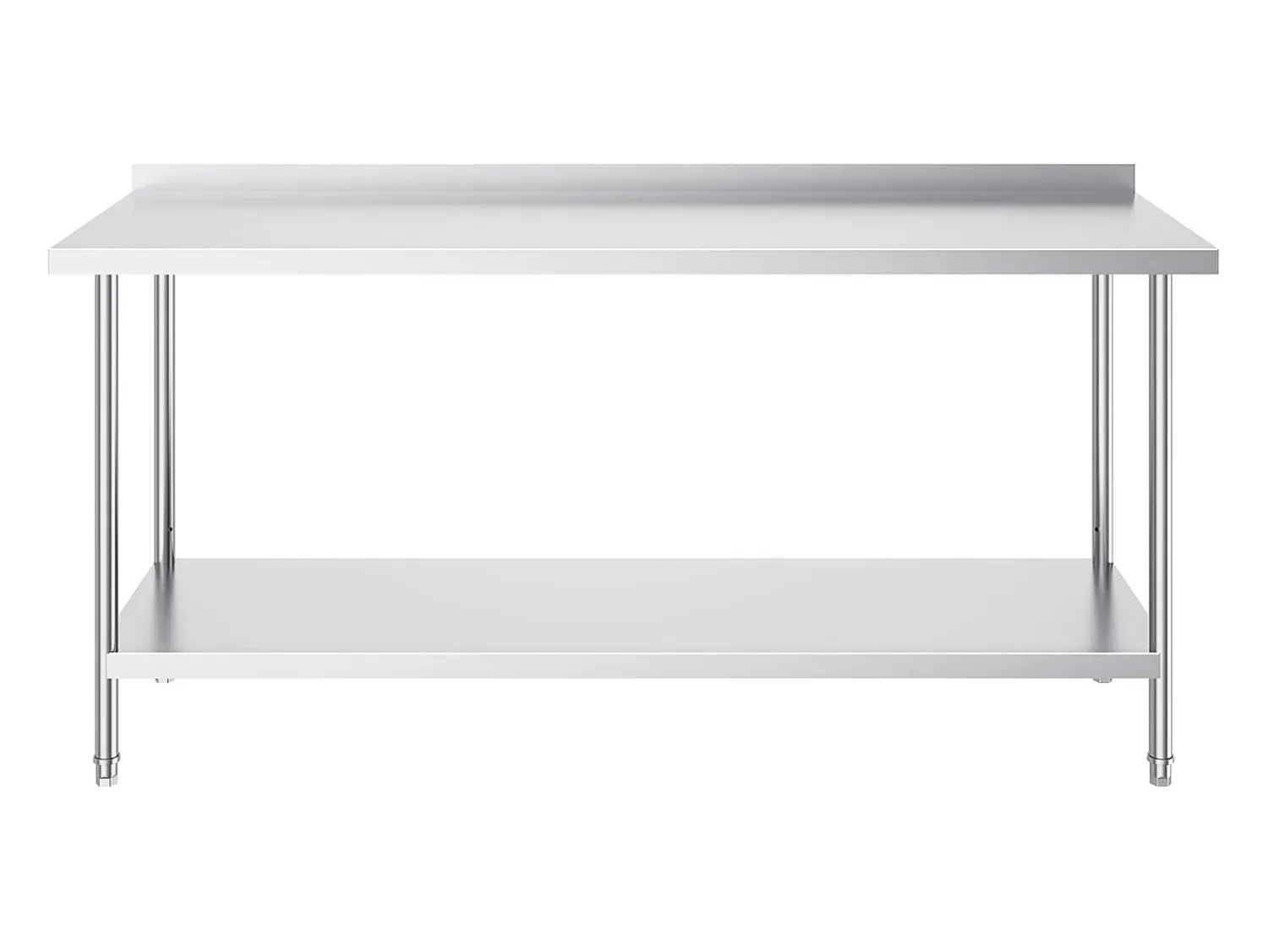 Mesa de Trabalho Cozinha SucceBuy, 61 x 182,9 cm, Mesa de Preparação de Alimentos, para a Preparação na Cozinha, no Restaurante e no Ateliê^ Móvel De Arrumação