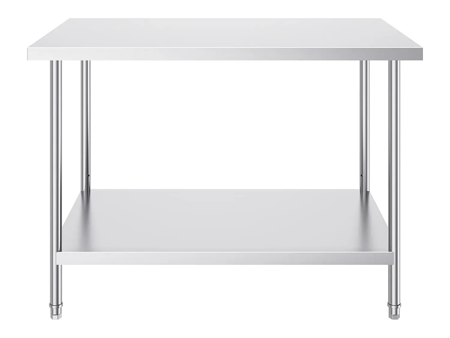 Mesa de Trabalho de Preparação em Aço Inoxidável SucceBuy, 762 x 1219 x 864 mm, Estação de Trabalho Comercial para Alimentos^ Móvel De Arrumação