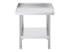 Móvel De Arrumação| Mesa de Trabalho SucceBuy Mesa de Trabalho em Aço Inoxidável 60.96 x 60.96 cm, Mesa de Preparação de Alimentos para Restaurante Prateado